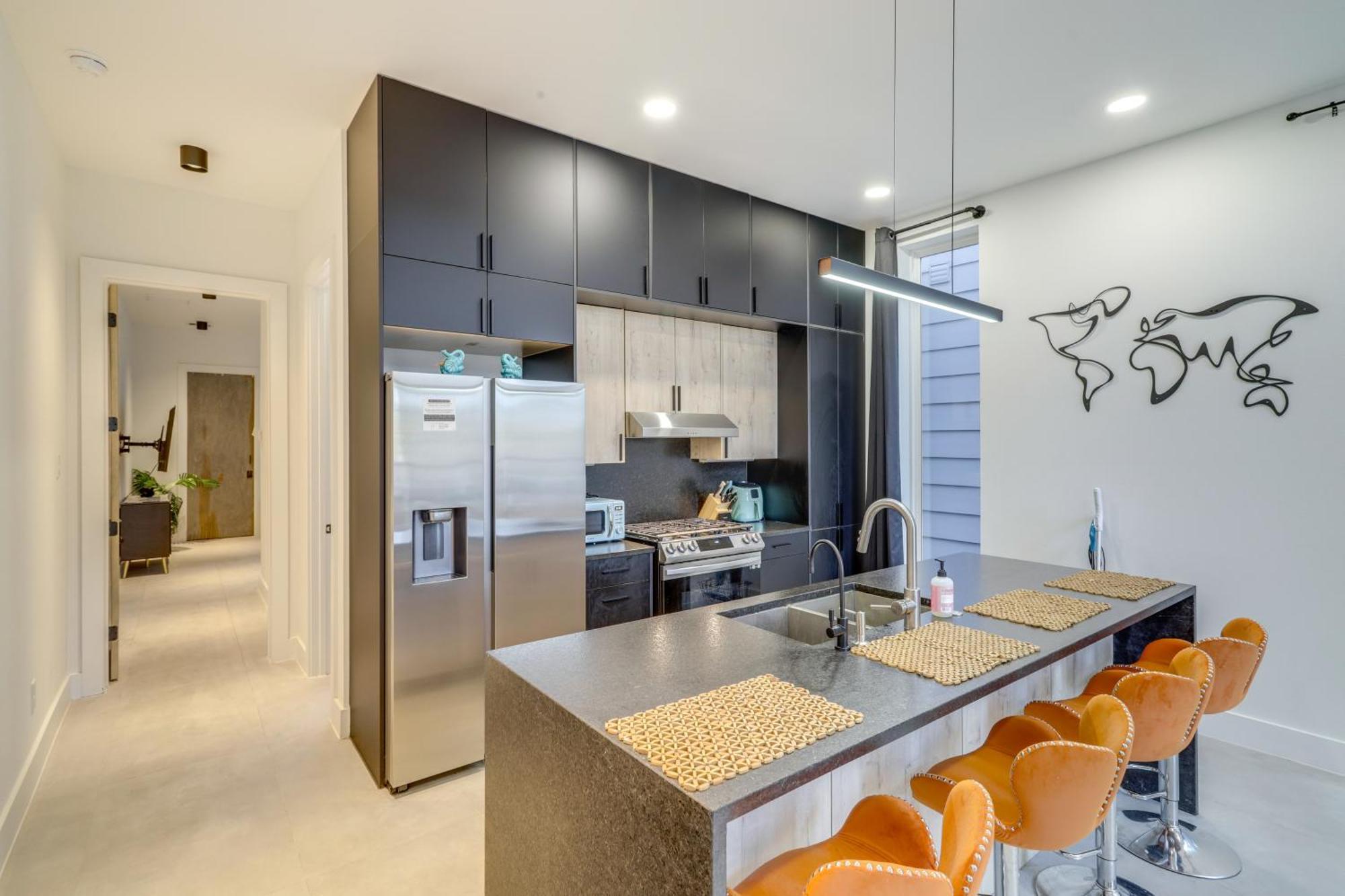 3 Mi To Dtwn Modern Townhome With Yard In ฮูสตัน ภายนอก รูปภาพ
