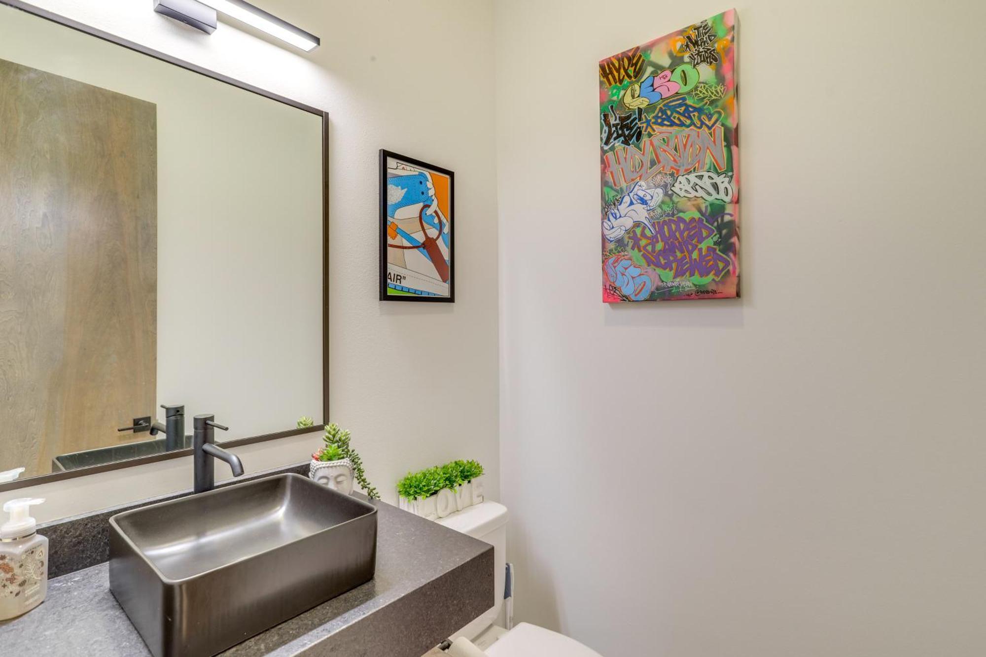 3 Mi To Dtwn Modern Townhome With Yard In ฮูสตัน ภายนอก รูปภาพ