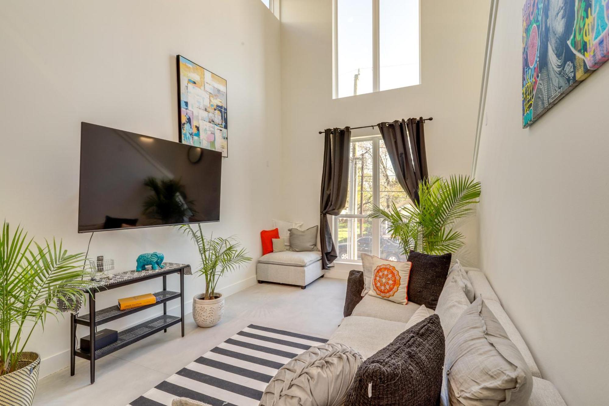 3 Mi To Dtwn Modern Townhome With Yard In ฮูสตัน ภายนอก รูปภาพ